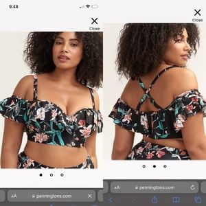 Penningtons swim top size x BNWT